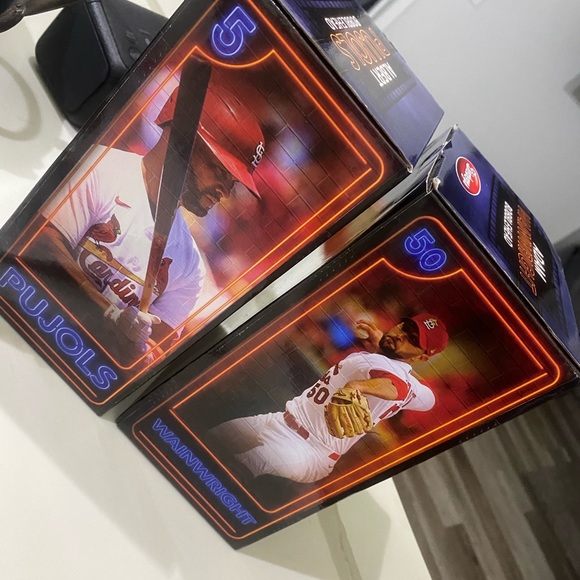 Cardinals Albert Pujols and Adam Wainwright bobbleheads never opened. - Picture 4 of 4